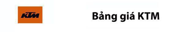 Bảng gi&aacute; KTM