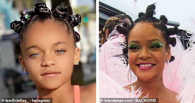 Nhờ một đăng tải của Rihanna, bé gái 7 tuổi ngay lập tức trở thành người mẫu nhí được săn đón - 1