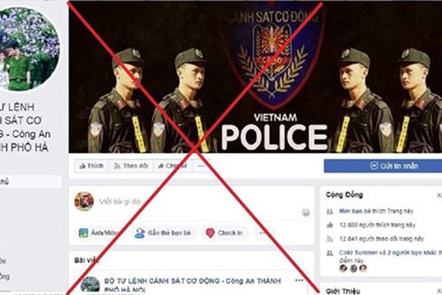 Xuất hiện nhiều địa chỉ giả mạo Facebook của Công an Hà Nội - 1 Xuất hiện nhiều địa chỉ giả mạo Facebook của Công an Hà Nội - 1