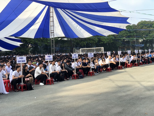 Lễ khai giảng sớm của hơn 5.000 tân sinh viên ĐH Bách khoa TPHCM - 1