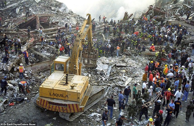Hình ảnh lần đầu công bố về hiện trường thảm khốc vụ khủng bố 11/9 - 3