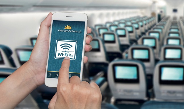 Vietnam Airlines bắt đầu cung cấp Wi-Fi phục vụ hành khách trên chuyến bay - 1 Vietnam Airlines bắt đầu cung cấp Wi-Fi phục vụ hành khách trên chuyến bay - 1