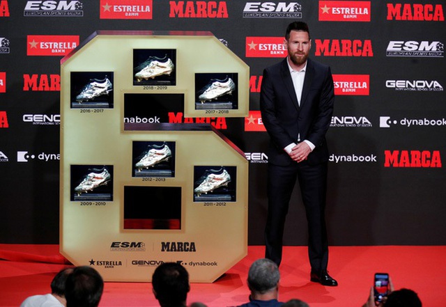 Messi lần thứ 6 nhận danh hiệu Chiếc giày vàng châu Âu - 3 Messi lần thứ 6 nhận danh hiệu Chiếc giày vàng châu Âu - 3