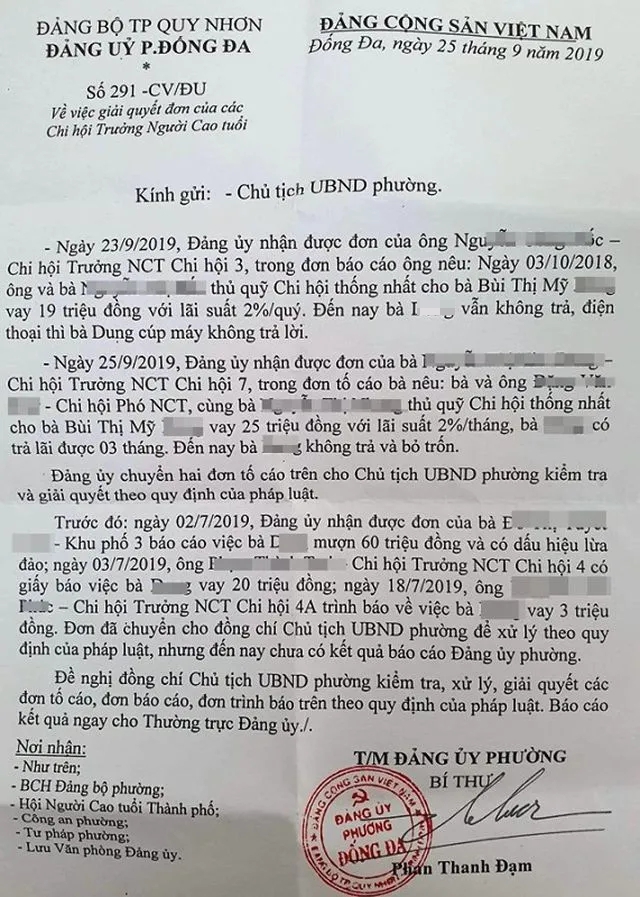 Nguyên cán bộ Đảng ủy phường bị tố vay tiền nhiều người rồi bỏ trốn - 2 Nguyên cán bộ Đảng ủy phường bị tố vay tiền nhiều người rồi bỏ trốn - 2