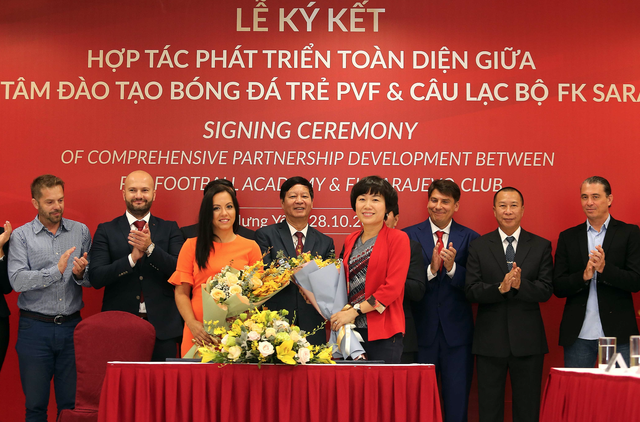 PVF và CLB FK Sarajevo ký thỏa thuận hợp tác phát triển toàn diện - 1