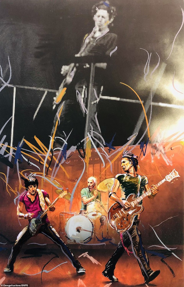 Sửng sốt trước tài năng hội họa của rocker nhóm Rolling Stones - 11 Sửng sốt trước tài năng hội họa của rocker nhóm Rolling Stones - 11