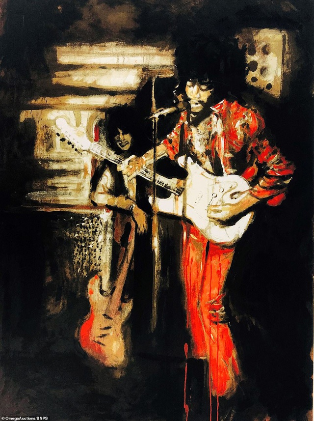 Sửng sốt trước tài năng hội họa của rocker nhóm Rolling Stones - 4 Sửng sốt trước tài năng hội họa của rocker nhóm Rolling Stones - 4