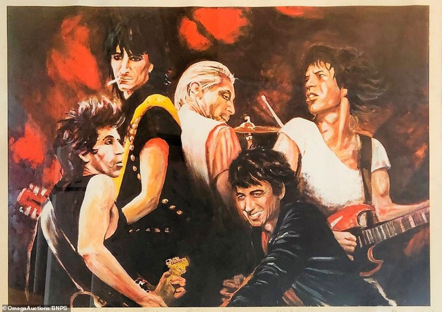 Sửng sốt trước tài năng hội họa của rocker nhóm Rolling Stones - 6 Sửng sốt trước tài năng hội họa của rocker nhóm Rolling Stones - 6