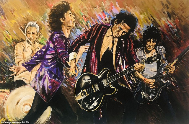 Sửng sốt trước tài năng hội họa của rocker nhóm Rolling Stones - 8 Sửng sốt trước tài năng hội họa của rocker nhóm Rolling Stones - 8