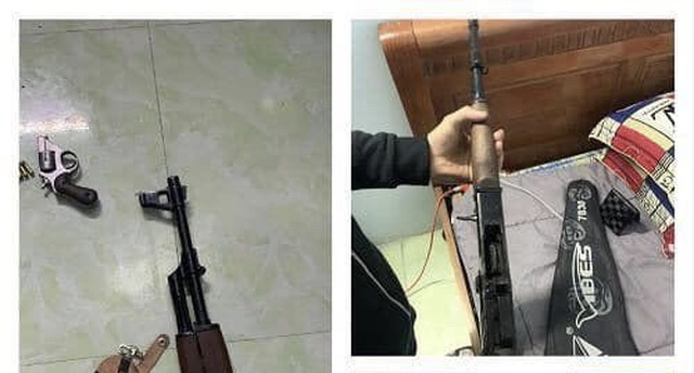 H&agrave; Nội: Triệt ph&aacute; ổ nh&oacute;m t&iacute;n dụng đen t&agrave;ng trữ vũ kh&iacute; qu&acirc;n dụng - 2