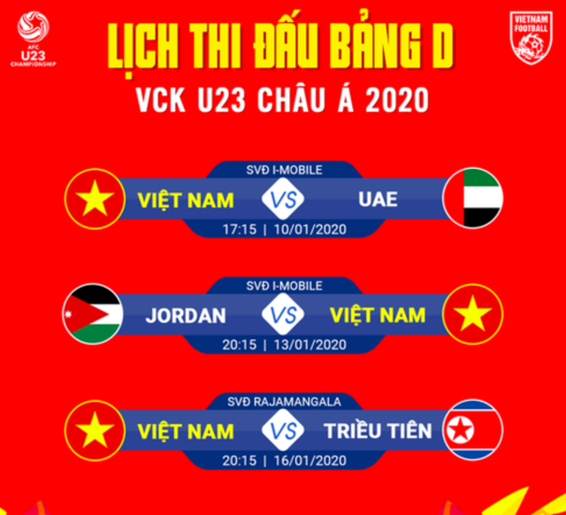 HLV Park Hang Seo chốt số áo chính thức cho U23 Việt Nam - 3