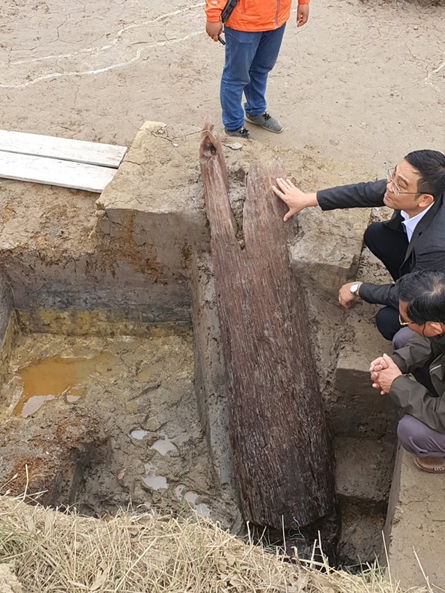 Hải Phòng: Phát hiện thêm một số hiện vật mới ở bãi cọc nhà Trần - 6 Hải Phòng: Phát hiện thêm một số hiện vật mới ở bãi cọc nhà Trần - 6