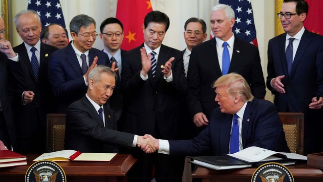 Mỹ, Trung Quốc chính thức ký thỏa thuận thương mại giai đoạn 1 - 1