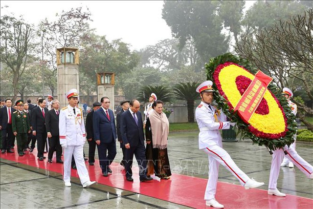 Lãnh đạo Đảng, Nhà nước vào Lăng viếng Chủ tịch Hồ Chí Minh nhân dịp Tết Canh Tý - 3