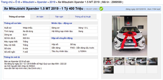 Trúng biển ngũ quý 2, chủ xe Mitsubishi Xpander tính lãi 700 triệu đồng - 2 Trúng biển ngũ quý 2, chủ xe Mitsubishi Xpander tính lãi 700 triệu đồng - 2