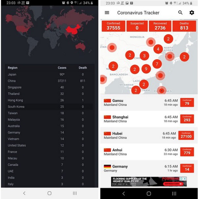 “Ứng dụng theo dõi lây nhiễm virus corona trên toàn cầu” nổi bật tuần qua - 1