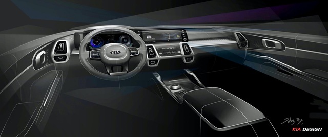 Kia công bố hình ảnh nội thất Sorento thế hệ mới - 1 Kia công bố hình ảnh nội thất Sorento thế hệ mới - 1