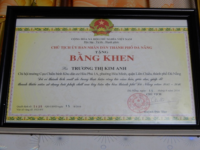 Tấm lòng thơm thảo của nữ cựu chiến binh - 3 Tấm lòng thơm thảo của nữ cựu chiến binh - 3
