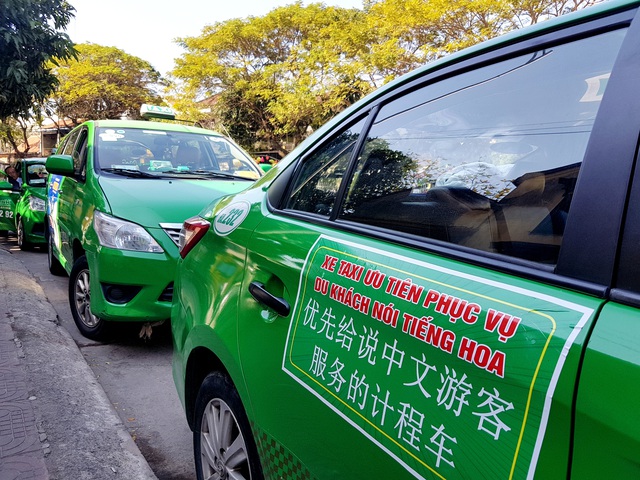 Lập đội taxi riêng phục vụ du khách nói tiếng Trung - 1