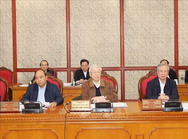 Bộ Chính trị cho ý kiến hoàn thiện dự thảo Văn kiện Đại hội XIII của Đảng - 2