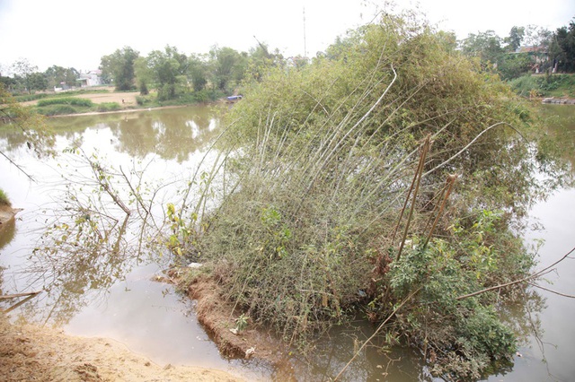 Sông Ngàn Sâu nuốt chửng vườn dân, uy hiếp cầu treo - 6