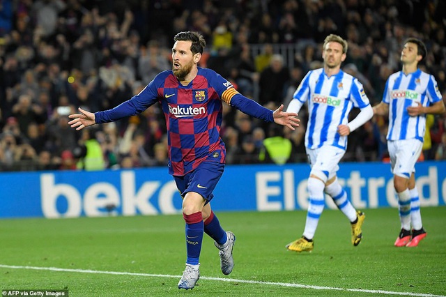 Messi ghi bàn, Barcelona hạ Sociedad và tạm chiếm ngôi đầu bảng - 11 Messi ghi bàn, Barcelona hạ Sociedad và tạm chiếm ngôi đầu bảng - 11