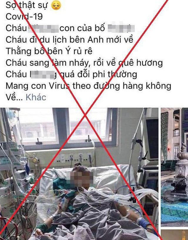 Xử lý người tung hình ảnh bịa đặt “nữ bệnh nhân số 17 nguy kịch” - 1 Xử lý người tung hình ảnh bịa đặt “nữ bệnh nhân số 17 nguy kịch” - 1
