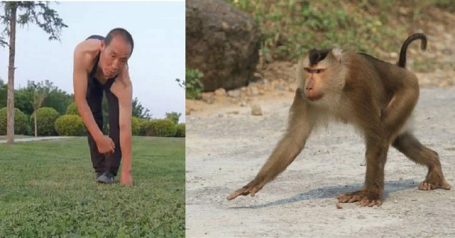 Tập thể dục kiểu đi 4 chân như khỉ suốt 30 năm - 1