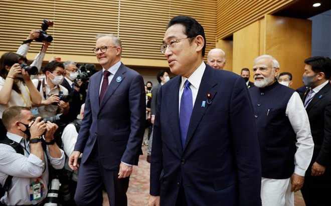Thủ tướng Nhật Bản Fumio Kishida và Thủ tướng Australia Anthony Albanese. (Nguồn: Reuters/japantimes.co.jp)