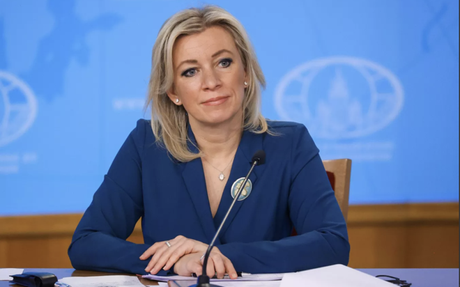 Người phát ngôn của Bộ Ngoại giao Nga - bà Maria Zakharova - Ảnh: SPUTNIK