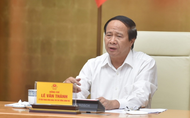 Phó Thủ tướng Chính phủ Lê Văn Thành làm Chủ tịch Hội đồng thẩm định Quy hoạch tổng thể quốc gia thời kỳ 2021 - 2030, tầm nhìn đến năm 2050 - Ảnh: VGP