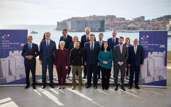 Hội nghị thượng đỉnh Ukraine-Đông Nam Âu tại Croatia ngày 9/10/24 (Ảnh-primeminister.gr)
Hội nghị thượng đỉnh Ukraine-Đông Nam Âu tại Croatia ngày 9/10/24 (Ảnh-primeminister.gr)