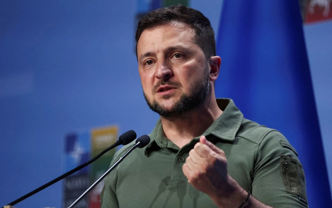 Tổng thống Ukraine Volodymyr Zelensky (Ảnh: Reuters).

