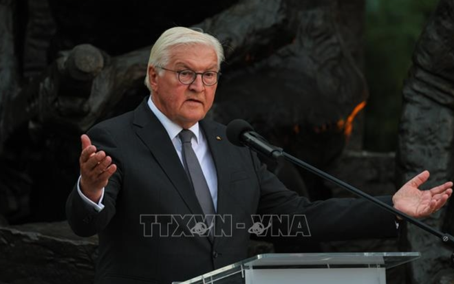 Tổng thống Đức Frank-Walter Steinmeier. Ảnh tư liệu: PAP/TTXVN 
