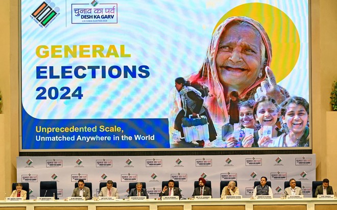 Các quan chức công bố lịch bầu cử tại New Delhi ngày 16/3

