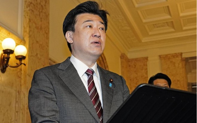  Bộ trưởng Quốc phòng Nhật Bản Kihara Minoru phát biểu với báo giới ngày 26/3. Ảnh: Kyodo News
