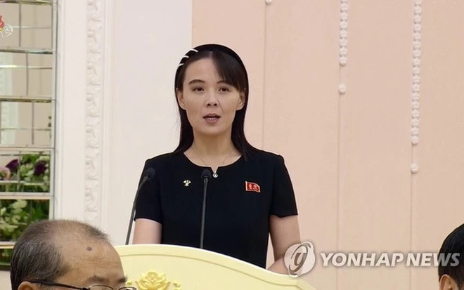 Em gái nhà lãnh đạo Triều Tiên Kim Yo-jong . (Ảnh: Yonhap)