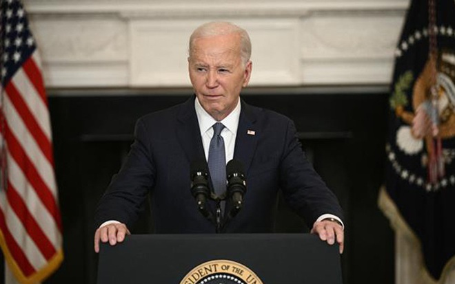 Tổng thống Mỹ Joe Biden công bố đề xuất mới của Israel về thỏa thuận ngừng bắn ở Gaza, tại Nhà Trắng ngày 31/5/2024
