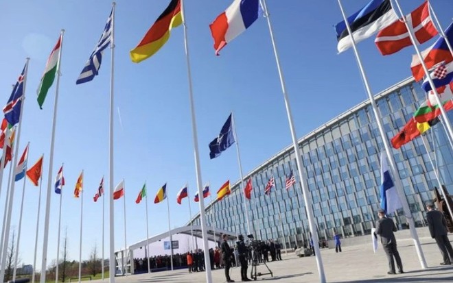 Trụ sở của Liên minh NATO ở Brussels, Bỉ. 