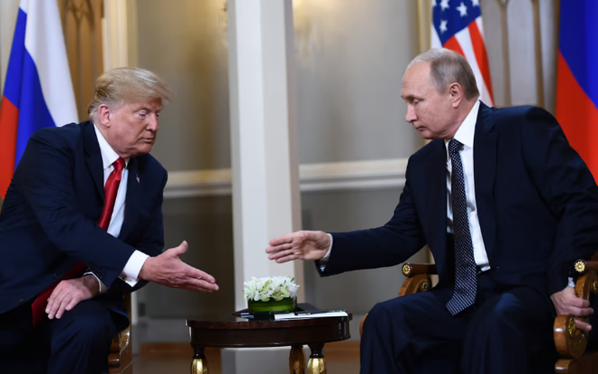 Tổng thống Mỹ Donald Trump và Tổng thống Nga Vladimir Putin, tháng 7/2018 (Ảnh: AFP / Getty)

