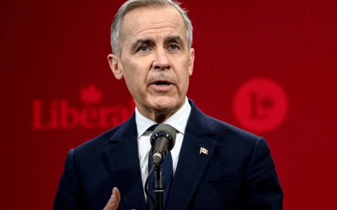 Cựu Thống đốc ngân hàng Mark Carney trở thành lãnh đạo đảng cầm quyền Canada (Ảnh: AFP).

