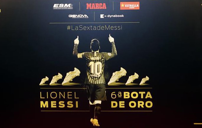 Nhận Chiếc giày vàng thứ 6, Messi tri ân hai nhân vật đặc biệt - Ảnh 10. Nhận Chiếc giày vàng thứ 6, Messi tri ân hai nhân vật đặc biệt - Ảnh 10.