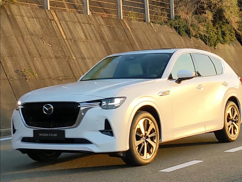 Tân binh Mazda CX-60 liên tục được nhá hàng trước giờ G - 2 Tân binh Mazda CX-60 liên tục được nhá hàng trước giờ G - 2