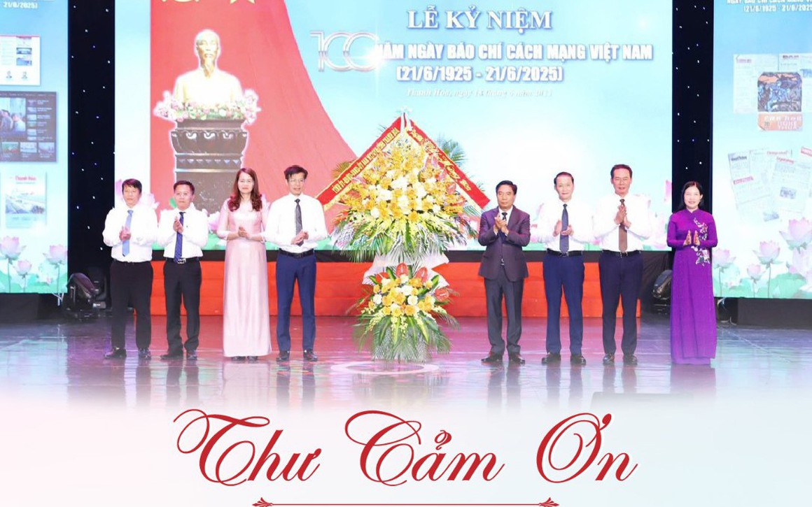 THƯ CẢM ƠN