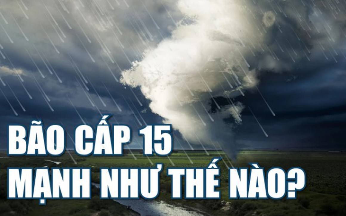[Infographics] - Bão cấp 15 mạnh như thế nào?