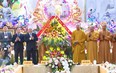 Chủ tịch Ủy ban TW MTTQ Việt Nam chúc mừng Tòa giám mục và Ban trị sự Phật giáo Thanh Hóa
