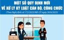 [Infographics] - Một số quy định mới về xử lý kỷ luật cán bộ, công chức