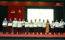Đảng ủy xã Quảng Bình trao tặng huy hiệu Đảng cho 56 đảng viên