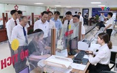 Chủ tịch UBND tỉnh kiểm tra vận hành Trung tâm phục vụ hành chính công cấp xã