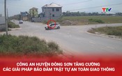 Công an huyện Đông Sơn tăng cường các giải pháp bảo đảm trật tự an toàn giao thông 